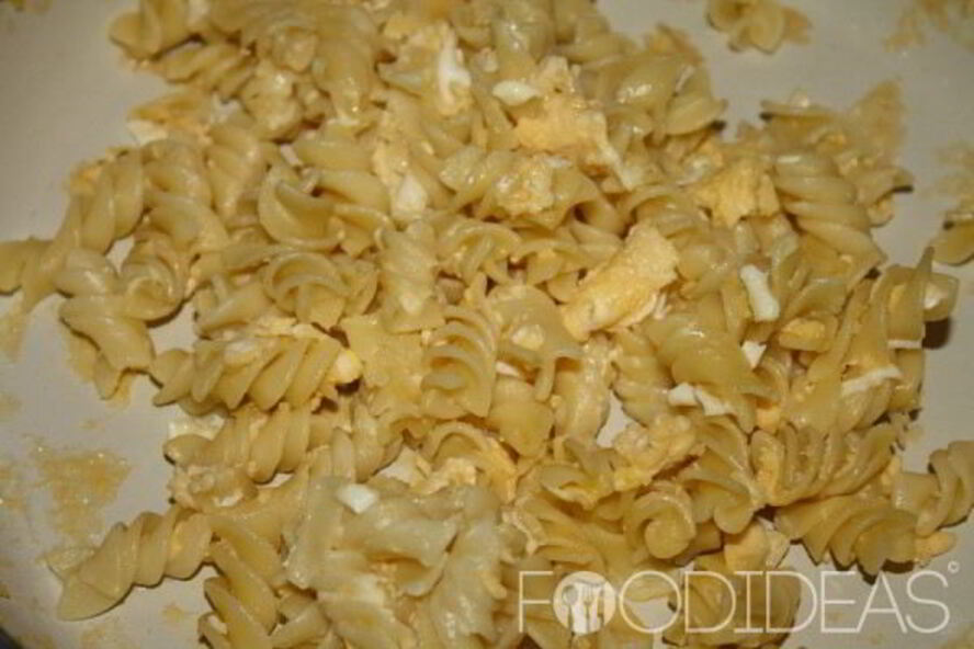Рецепт макароны с яйцом
