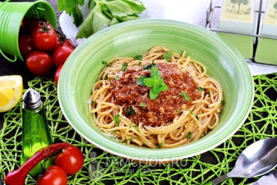 Рецепт паста болоньезе с фаршем
