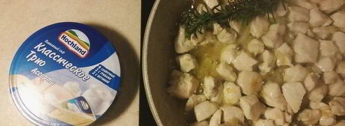 паста фарфалле в сырном соусе. Шаг 3