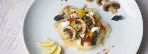 паста из цукини с томатным соусом и овощами. Шаг 4