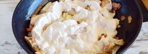 паста карбонара с курицей по-итальянски. Шаг 8