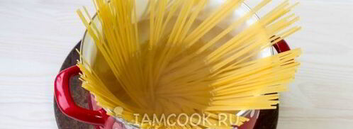 паста карбонара. Шаг 4