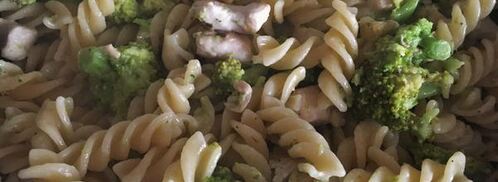 паста с брокколи в сливочном соусе. Шаг 4