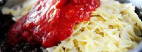 паста с индейкой, сыром и сметаной. Шаг 3