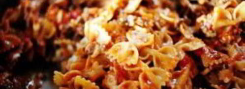 паста с индейкой, сыром и сметаной. Шаг 4