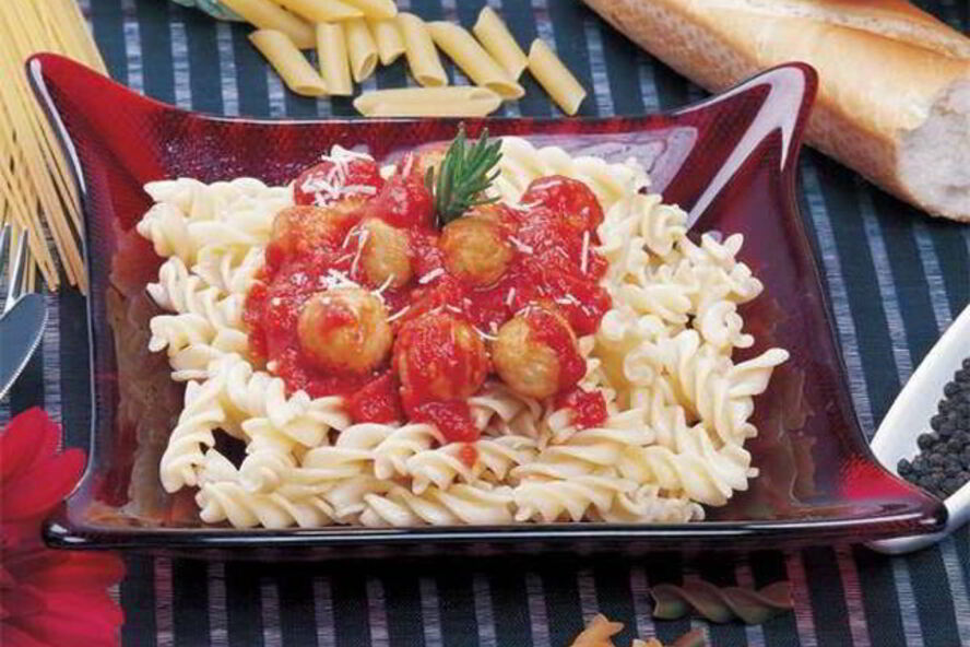 Рецепт паста с куриными шариками