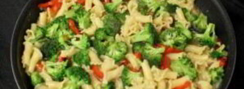 паста с курицей и овощами. Шаг 6