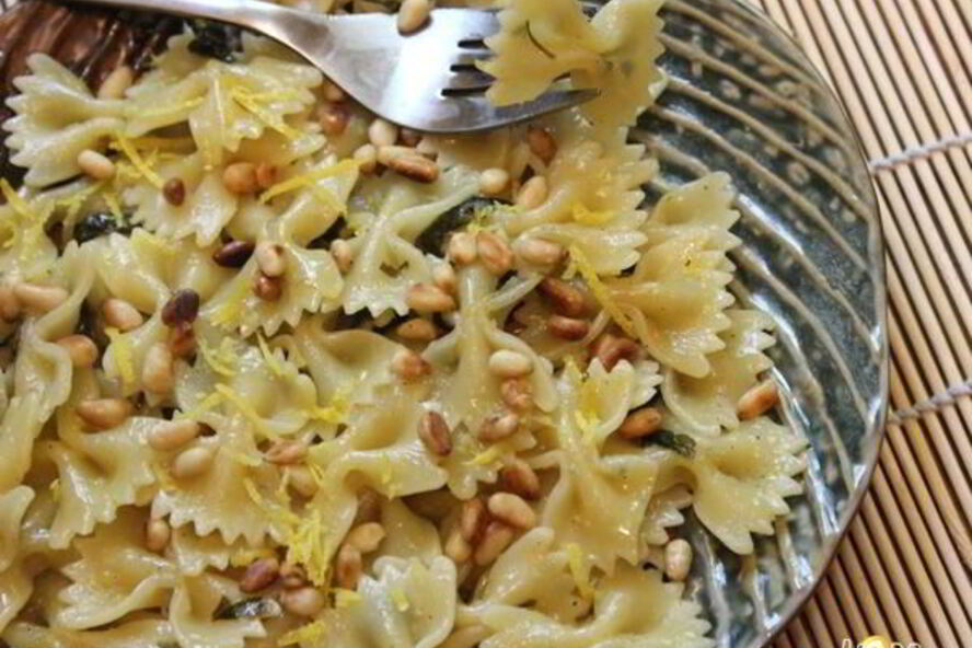 Рецепт паста с лимоном