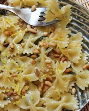 Паста с лимоном