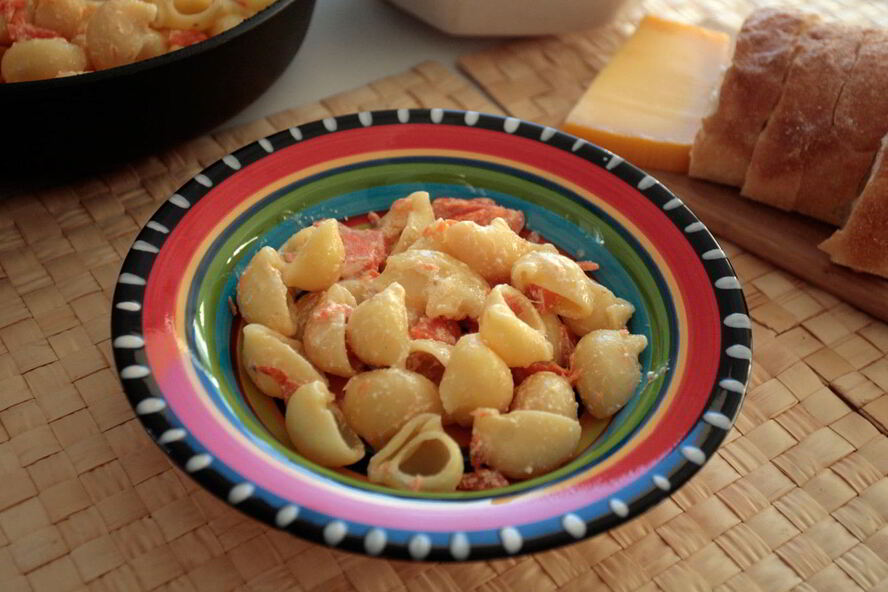 Рецепт паста с семгой и сливками