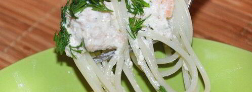 паста с семгой в сливочном соусе. Шаг 2