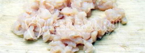 паста с соусом бешамель и курицей. Шаг 4