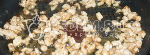 паста с соусом бешамель и курицей. Шаг 5