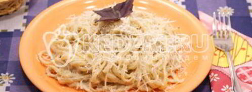 паста с соусом бешамель и курицей. Шаг 11