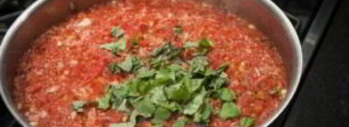 сливочная паста с ветчиной. Шаг 7