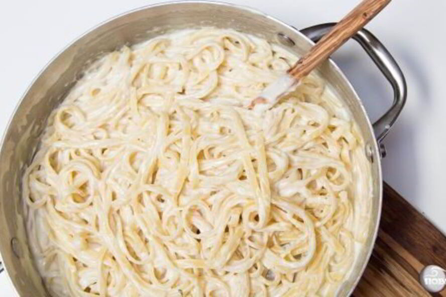 Рецепт спагетти альфредо