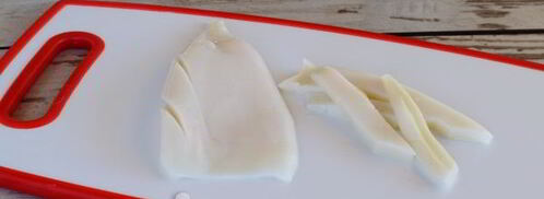 спагетти с кальмарами в сливочном соусе. Шаг 8