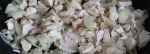 спагетти с курицей. Шаг 6