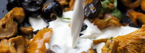 спагетти с лисичками и оливками. Шаг 8