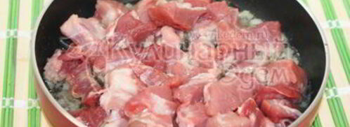 спагетти с подливой из мяса и овощей. Шаг 3