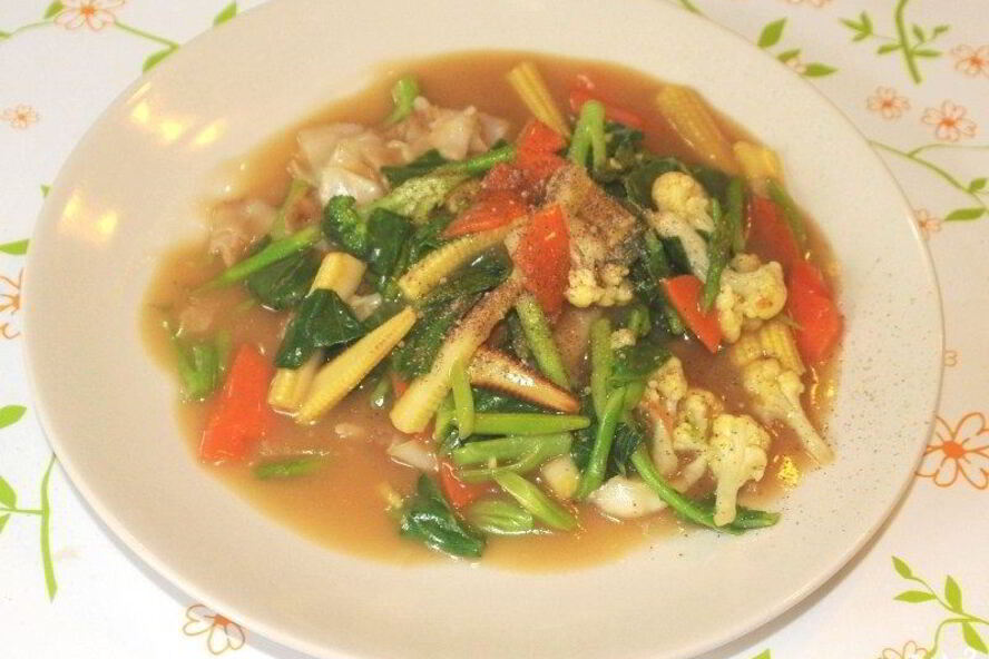 Рецепт жареная лапша с овощами