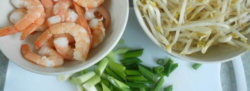 жареная рисовая лапша. Шаг 3