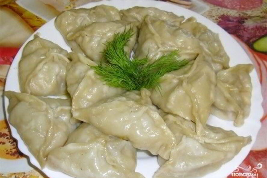 Рецепт манты с тыквой и мясом