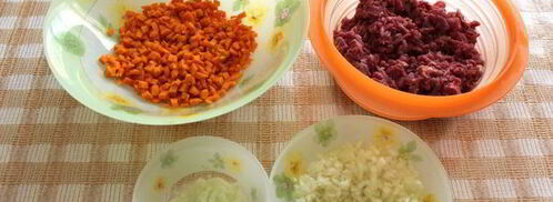 манты с тыквой. Шаг 2