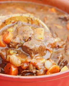 Баранина запеченная с овощами