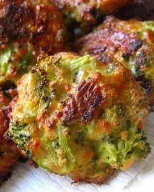 Биточки с сыром и брокколи в духовке