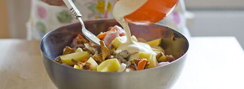 филе индейки в горшочках с овощами и лисичками. Шаг 6