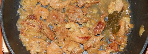 говядина тушеная с луком. Шаг 8