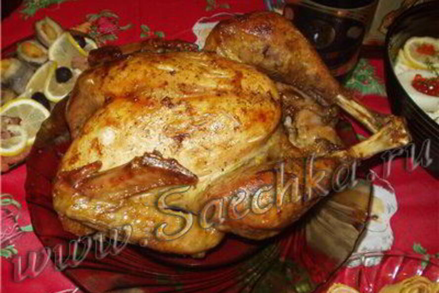 Рецепт индейка фаршированная