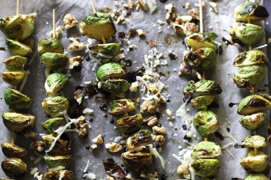 Рецепт кебаб из брюссельской капусты