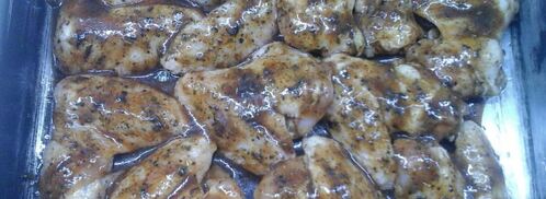 крылышки запеченные в медово соевом соусе с кетчупом. Шаг 2