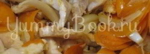 куриное филе с кокосовым молоком и вермишелью. Шаг 7