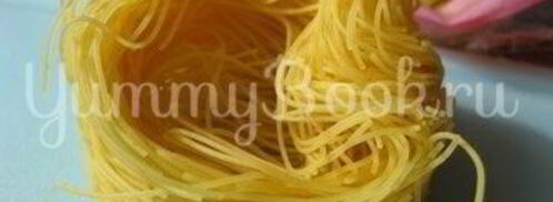 куриное филе с кокосовым молоком и вермишелью. Шаг 8