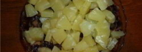 курица с грибами и ананасами. Шаг 4