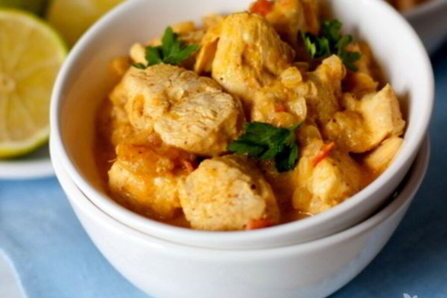 Рецепт курица в лимонно-сливочном соусе