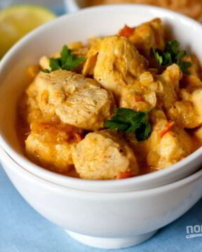 Курица в лимонно-сливочном соусе