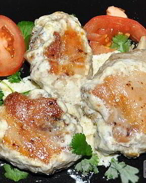 Курица в молочно-чесночном соусе