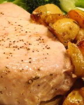 Отбивные с картошкой в духовке