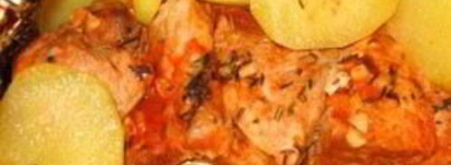 отбивные с картошкой в духовке. Шаг 7