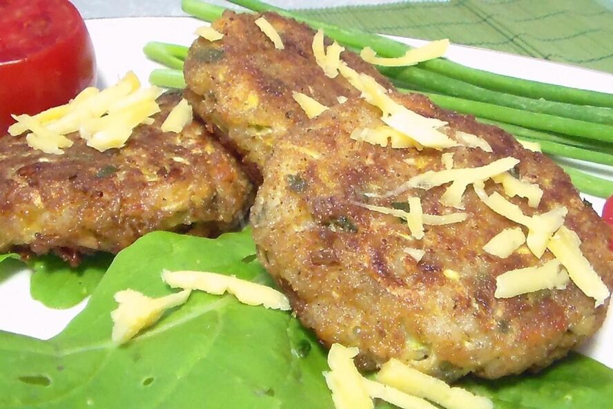 Рецепт овощные биточки из кабачков
