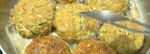 овощные биточки из кабачков. Шаг 8