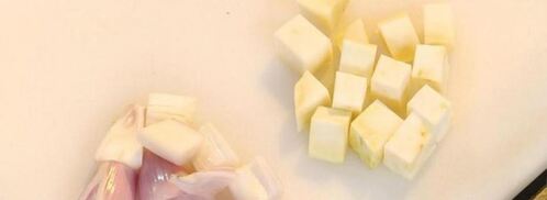 рагу из кролика с ризотто и соусом песто. Шаг 3