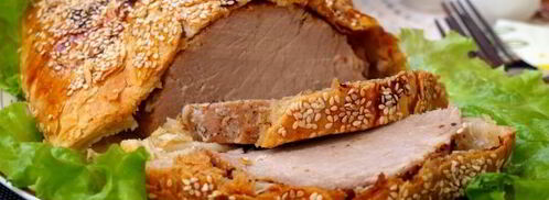 свинина в тесте, запеченная в духовке. Шаг 10