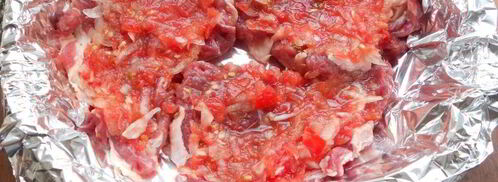 телятина в томатно-луковом маринаде на пару. Шаг 3