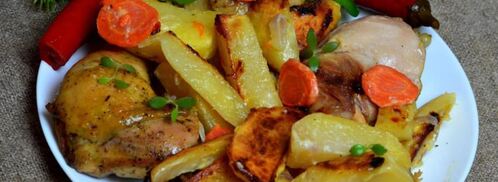 запеченная курица с овощами. Шаг 5