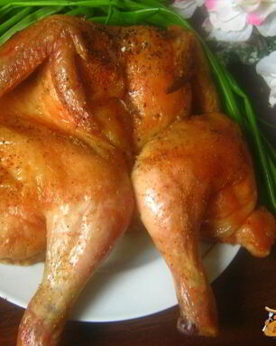 Запеченная курица Золотая